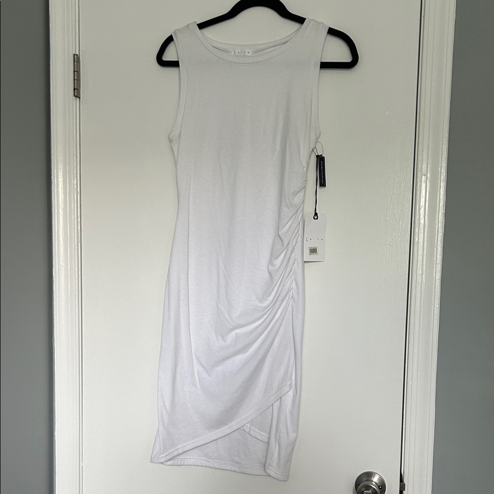 Leith fitted White Dress